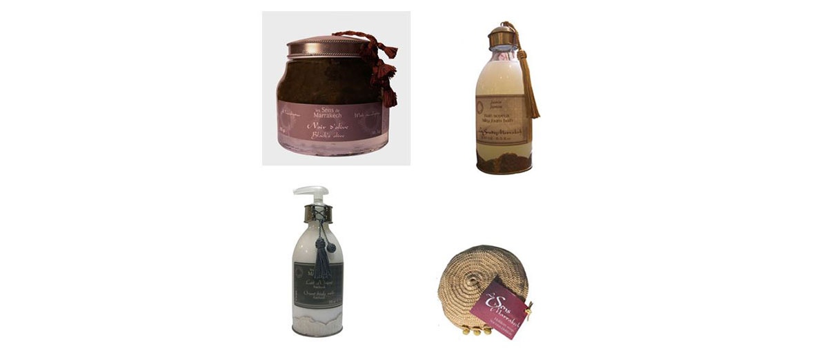 Les Sens de marrakech bath products