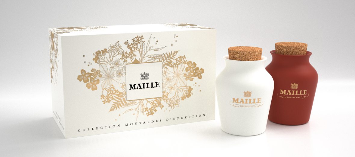 Idée cadeau : des moutardes parfumées Maille