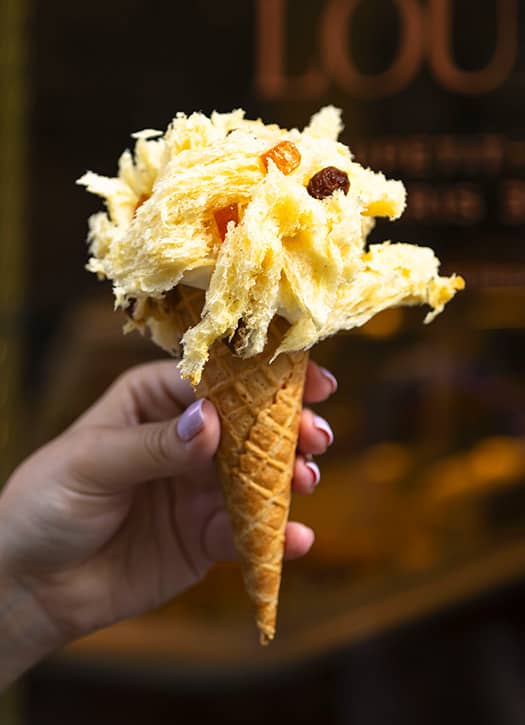 Panettone Ice Cream by Christophe Louie,