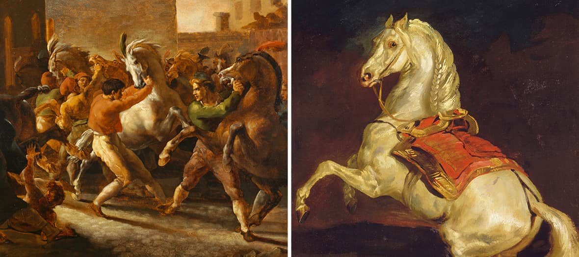 Géricault’s Horses, until September 15 at the Musée de la Vie Romantique
