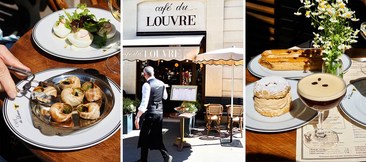 Café du Louvre restaurant in Paris