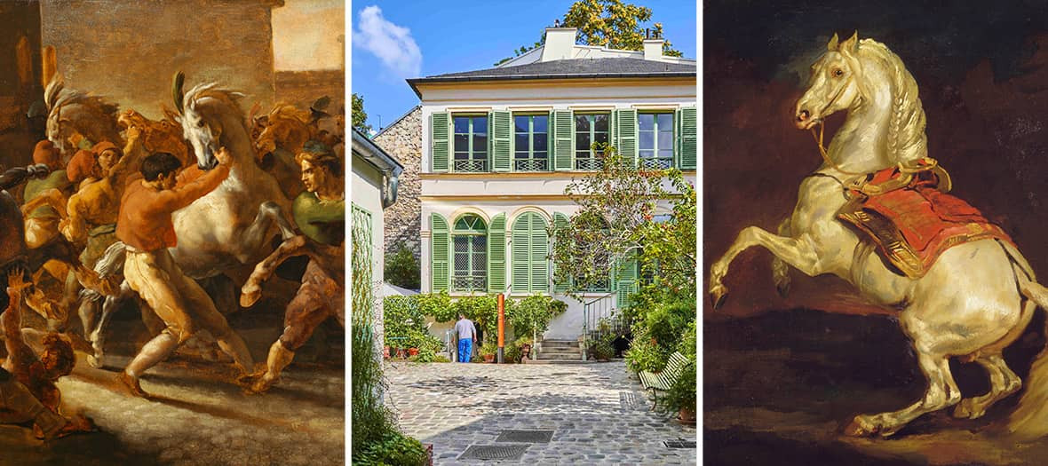L'exposition Les chevaux de Géricault au musée de la vie romantiquee