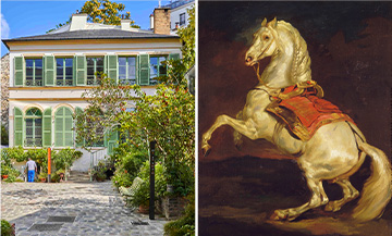 L'exposition Les chevaux de Géricault au musée de la vie romantiquee