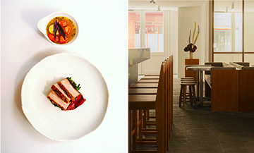 The gastronomic restaurant atica in Paris