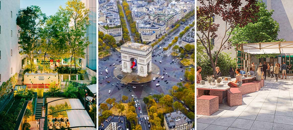 Pavillon du Danemark, sur les Champs-Elysées à Paris