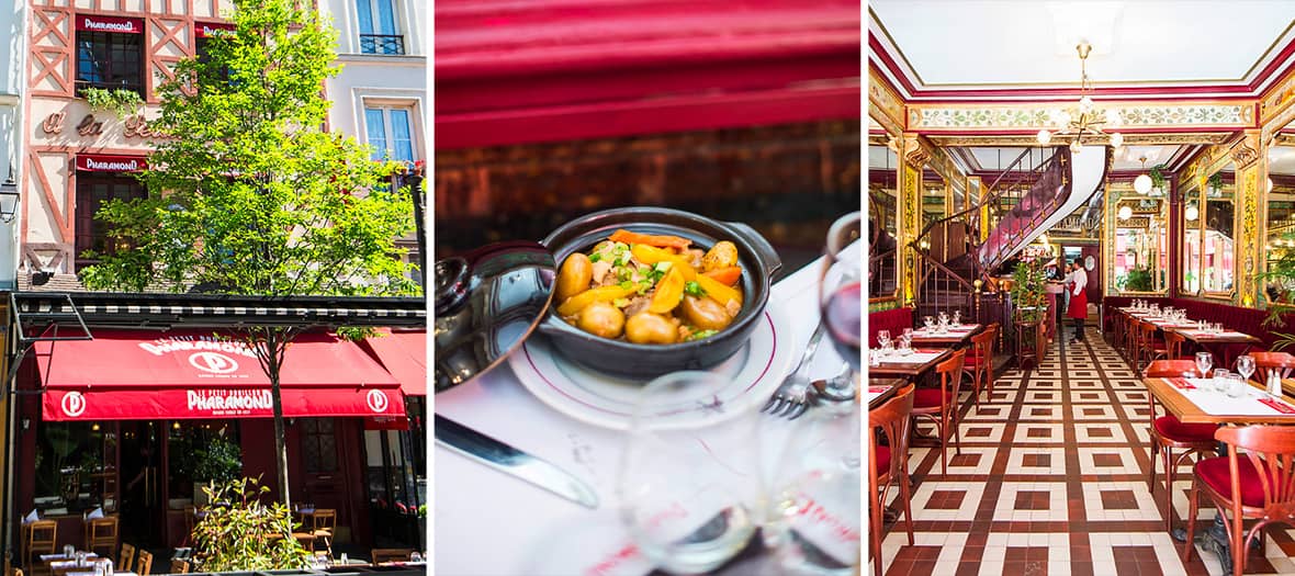 Petit Bouillon Pharamond – Restaurant au décor Belle Époque et spécialités françaises réconfortantes.