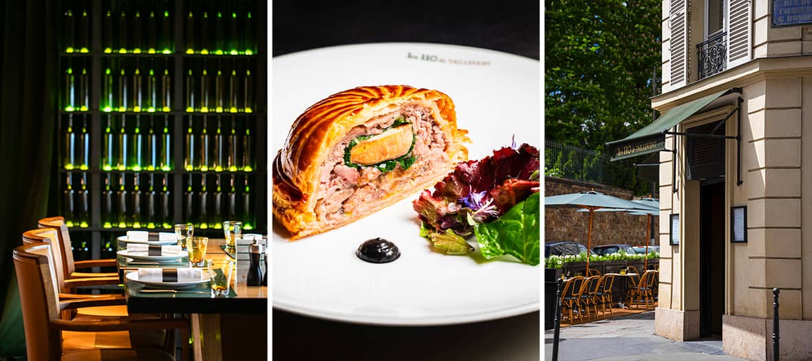 Intérieur élégant du restaurant Les 110 de Taillevent à Paris, mettant en avant une ambiance raffinée idéale pour un déjeuner professionnel.