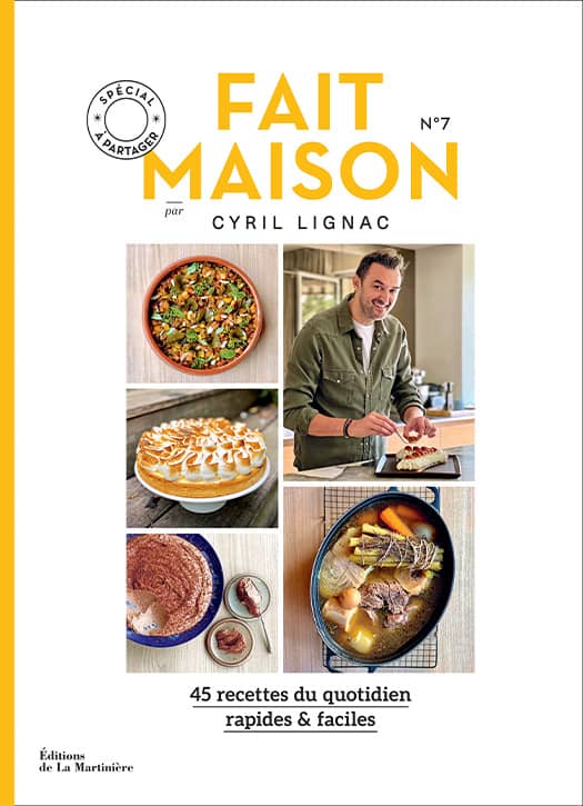 Recipe book "fait maison" from Cyril Lignac