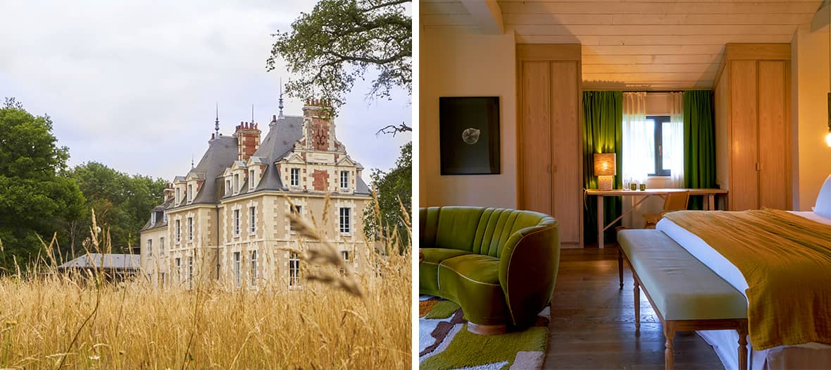 Hôtel Château du Breuil à Cheverny, un domaine élégant entouré de nature, avec chambres au design chaleureux et atmosphère raffinée.