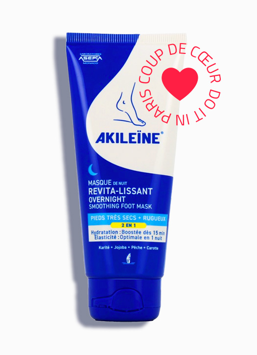 masque nuit pieds akileine 