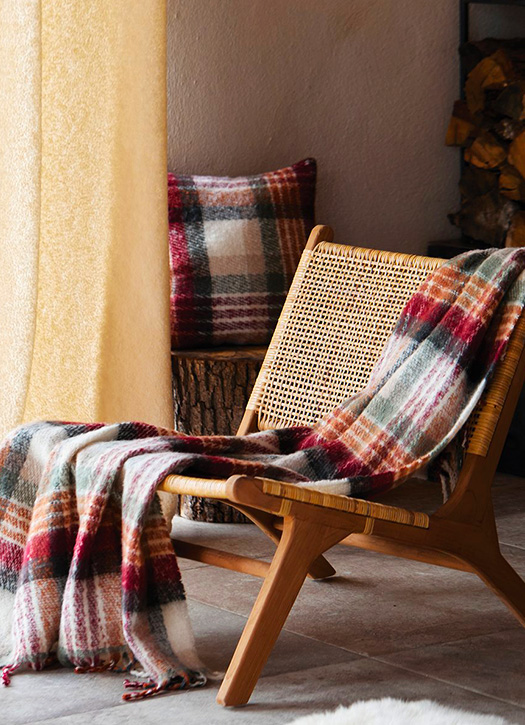 plaid ecossais mohair