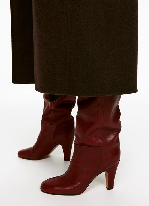 bottes hautes cognac