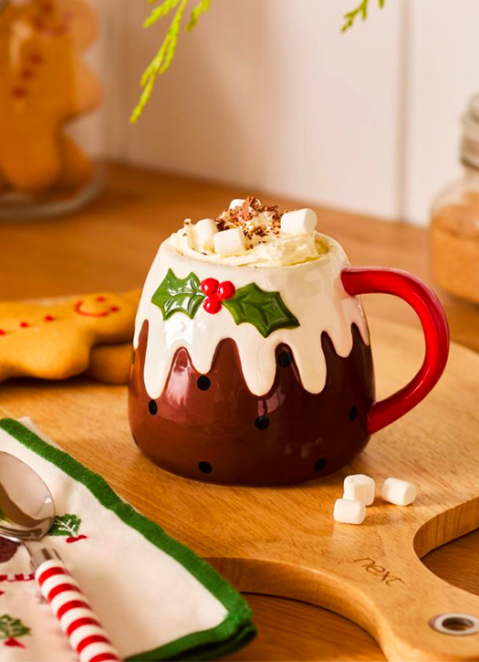 mug pudding noel