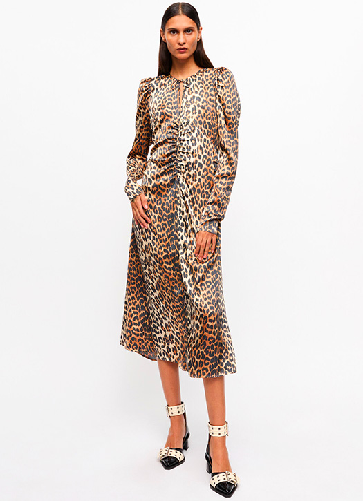 robe fluide leopard