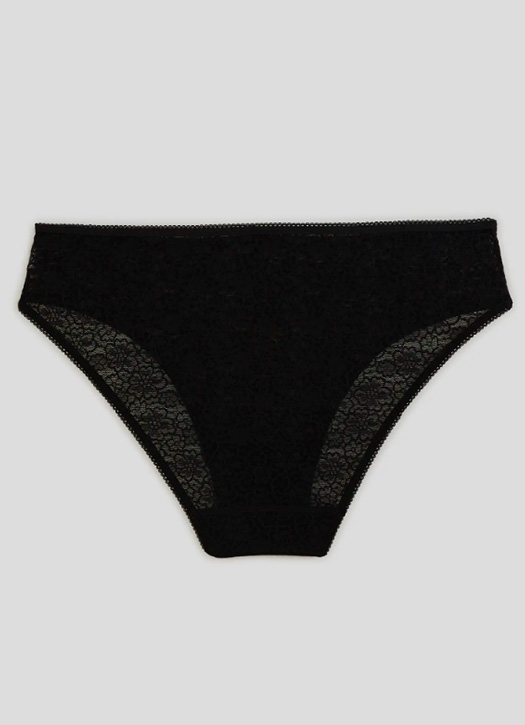 culotte dentelle noire