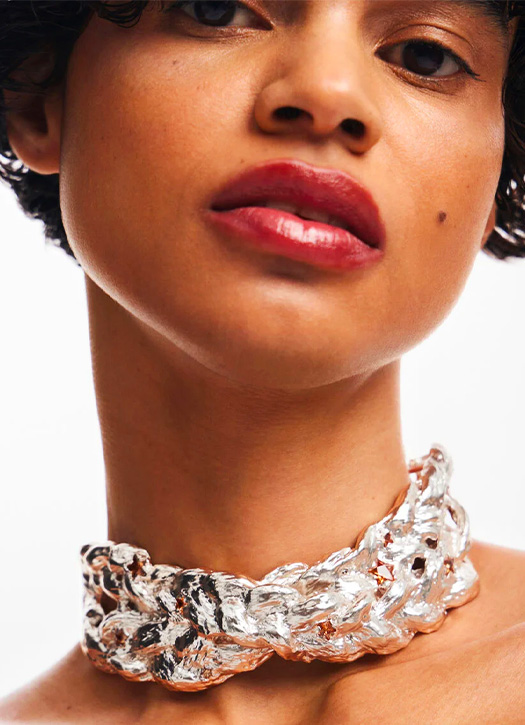 choker chrome Desigual