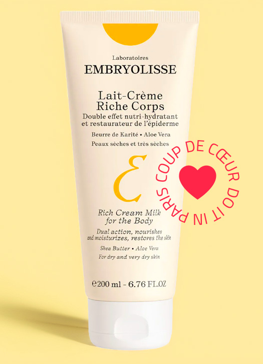 lait corps embryolisse