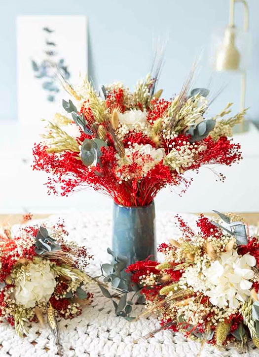 fleurs sechees bouquet