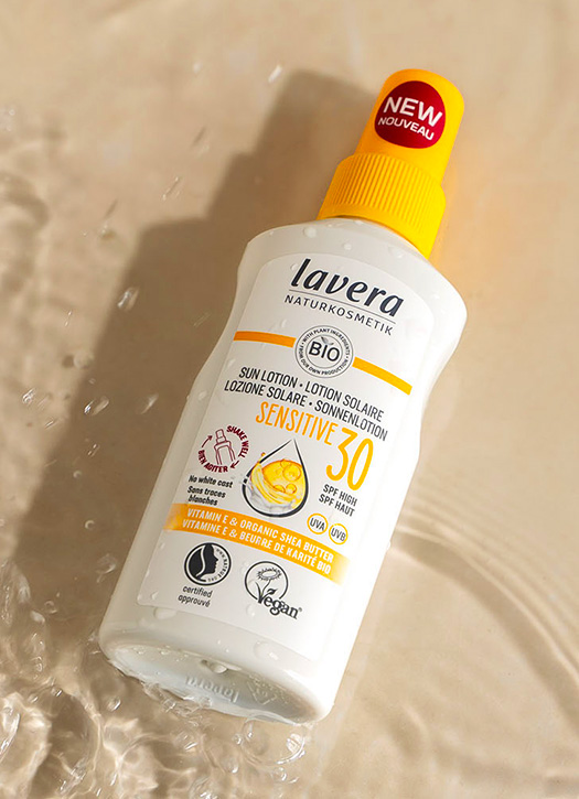 creme solaire lavera